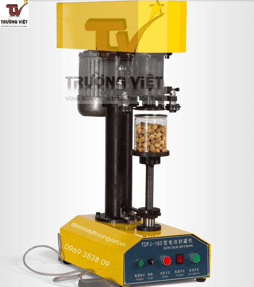 Máy viền mí lon bán tự động