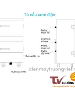 Tủ Nấu Cơm Công Nghiệp 10 Khay Điện 1