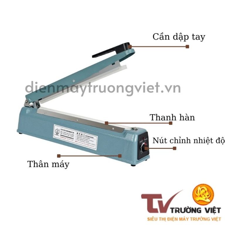 Cấu tạo máy hàn miệng túi dập tay