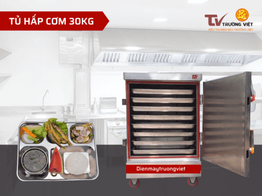 Các loại tủ nấu cơm công nghiệp 30Kg được ưa chuộng hiện nay